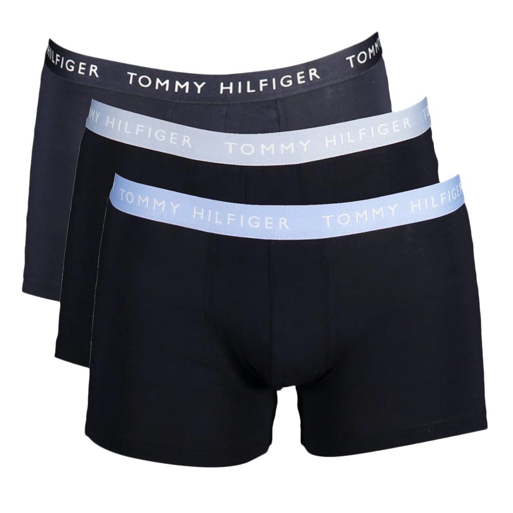 X3 Boxers Noir/Bleu Homme Tommy Hilfiger UM0UM02324 pas cher