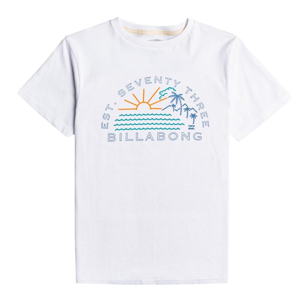T-shirt Blanc Garçon Billabong Isla Vista pas cher