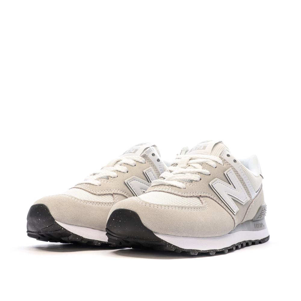 Baskets Beige Femme New Balance 574 vue 6