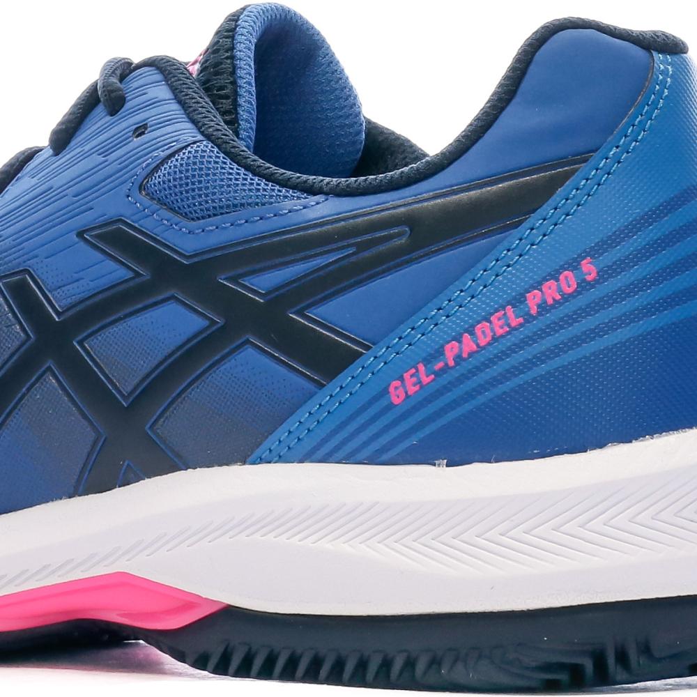 Chaussures de Tennis Bleu Homme Asics Gel- Padel Pro 5 vue 7