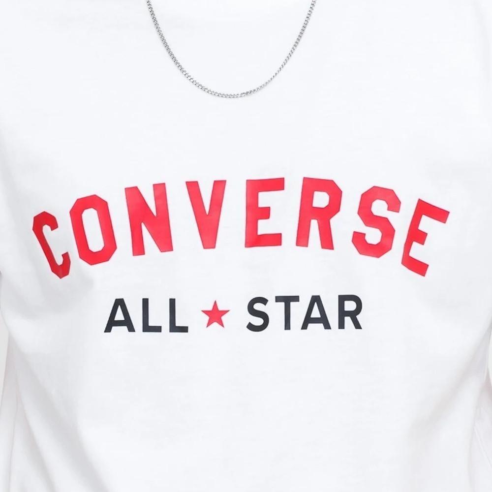 T-shirt Blanc Homme Converse Printed vue 3