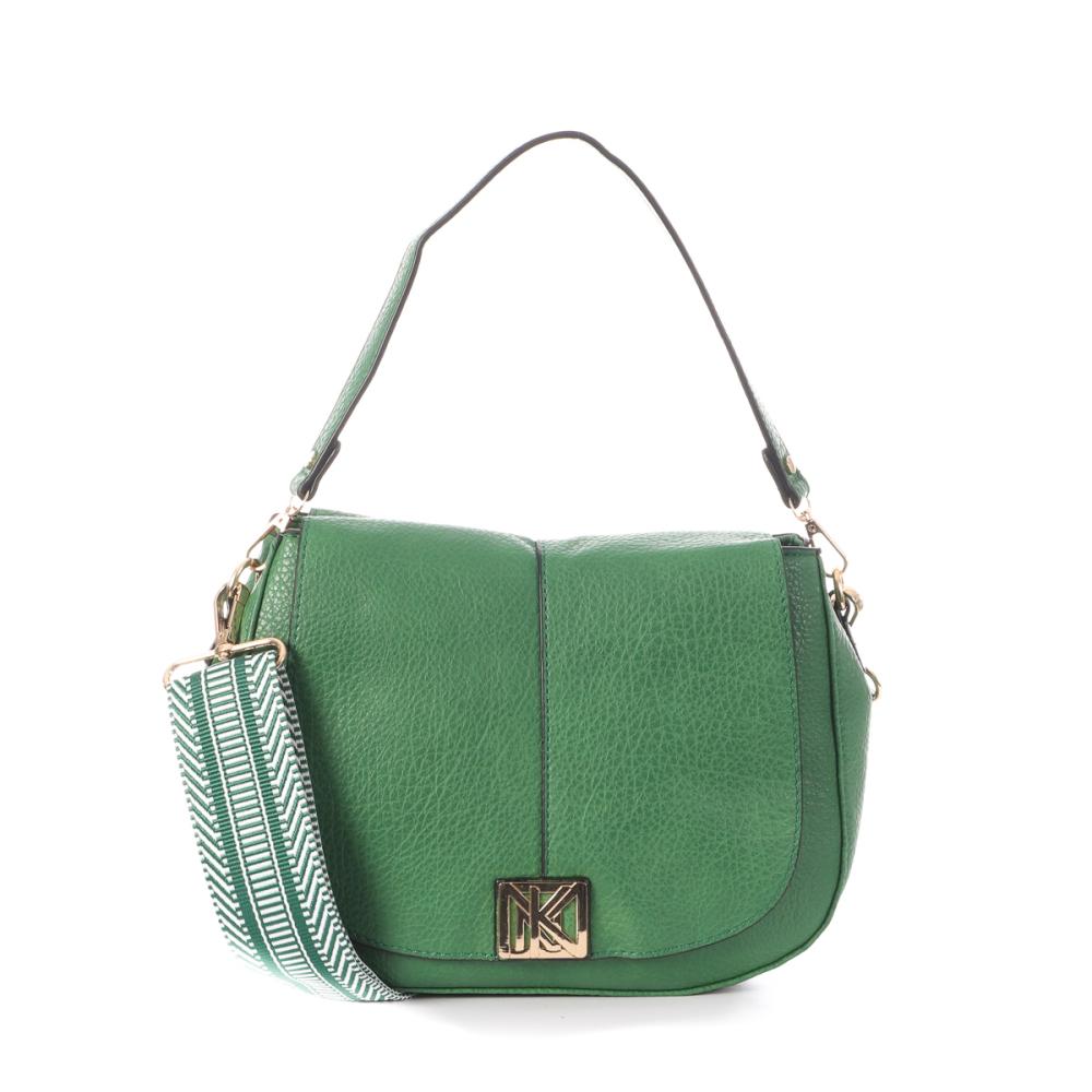 Sac à Bandoulière Vert Femme Manoukian Rita pas cher