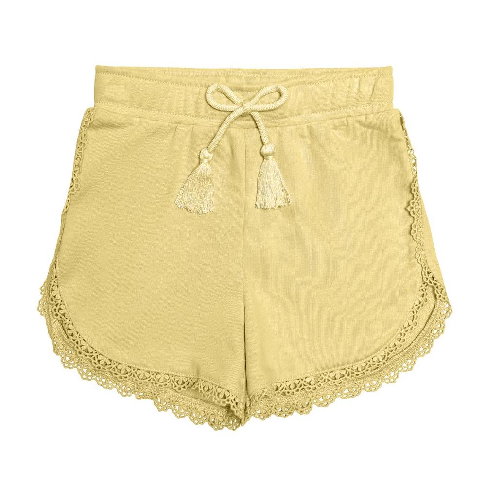 Short Jaune Fille KIDS ONLY Lace Mix pas cher