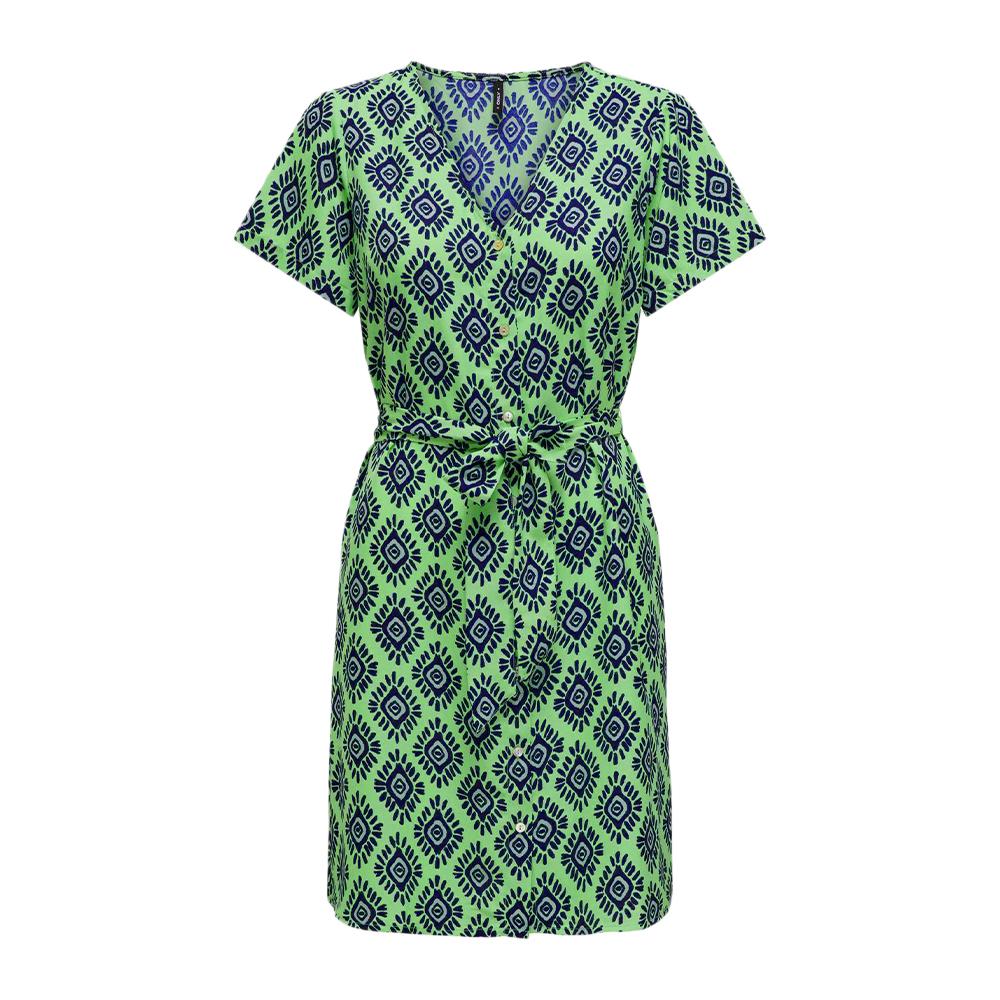 Robe Noir/Vert Femme Only Leah pas cher