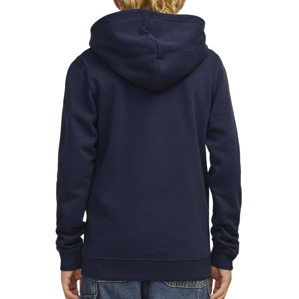 Sweat Marine Garçon Jack & Jones Cooutdoor vue 2