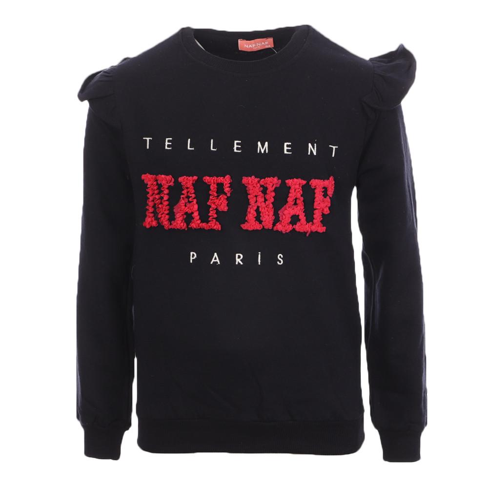 Sweat Marine Fille Naf Naf 2104 pas cher