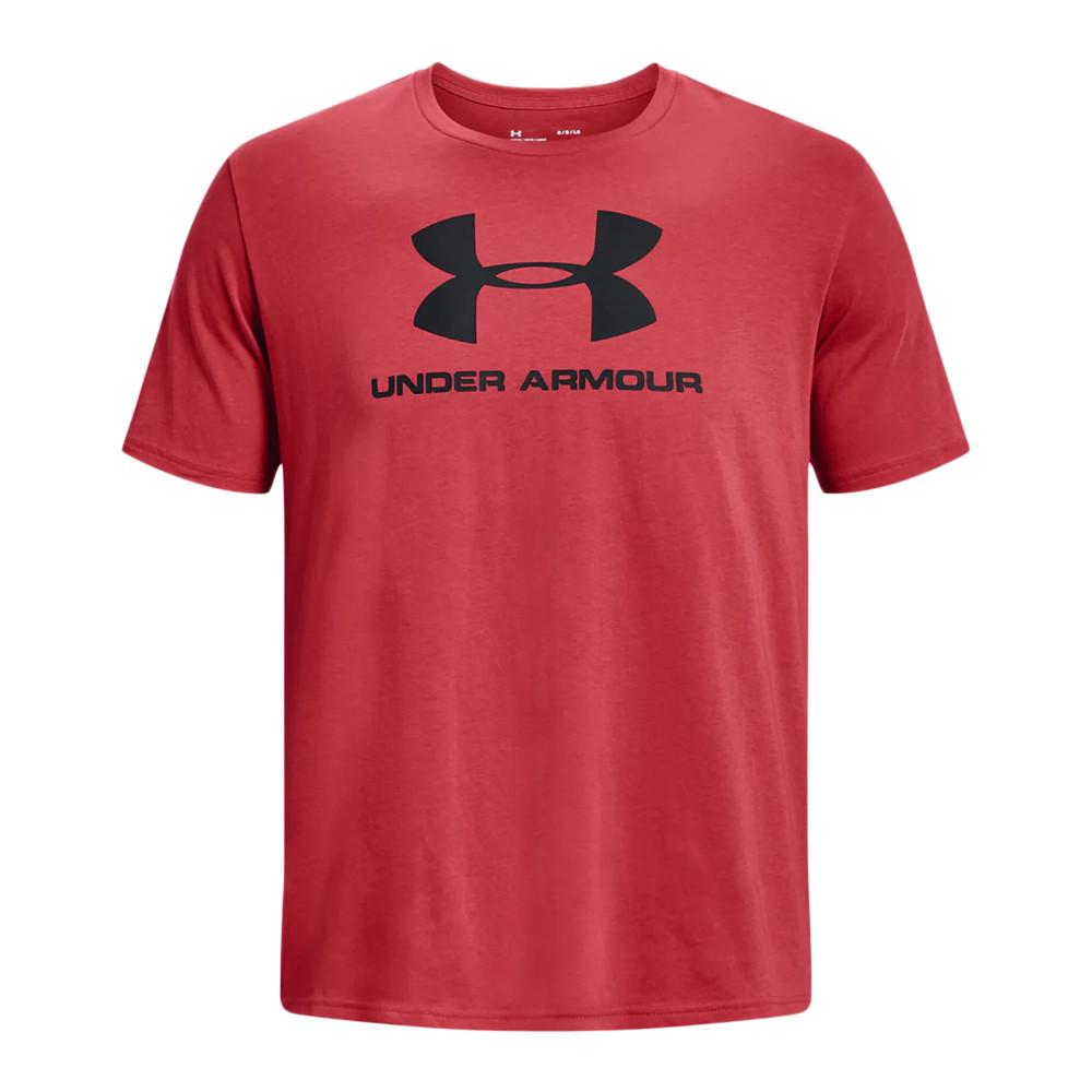 T-shirt Rouge Homme Under Armour Logo pas cher