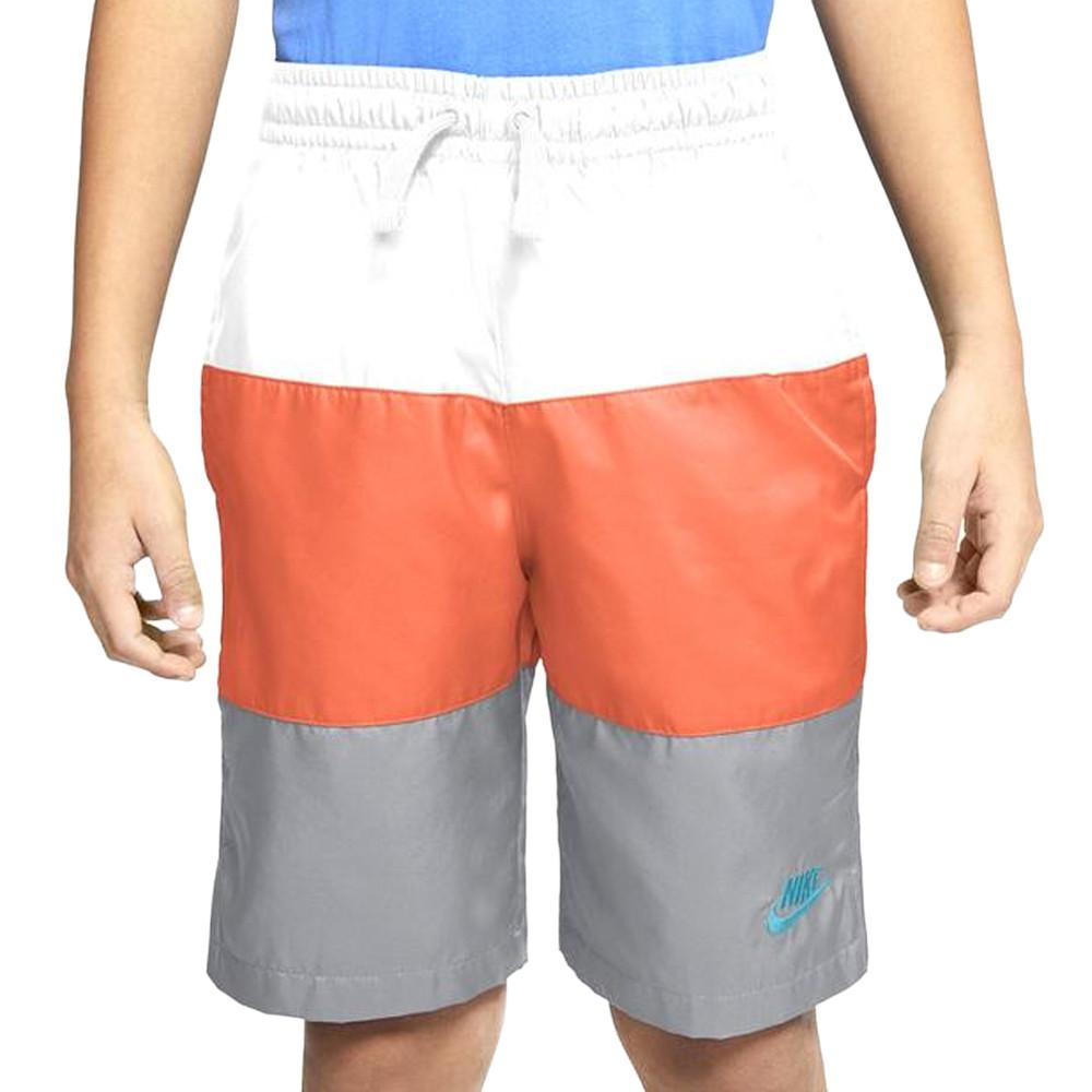 Short Tricolore Garçon Nike Woven Block pas cher