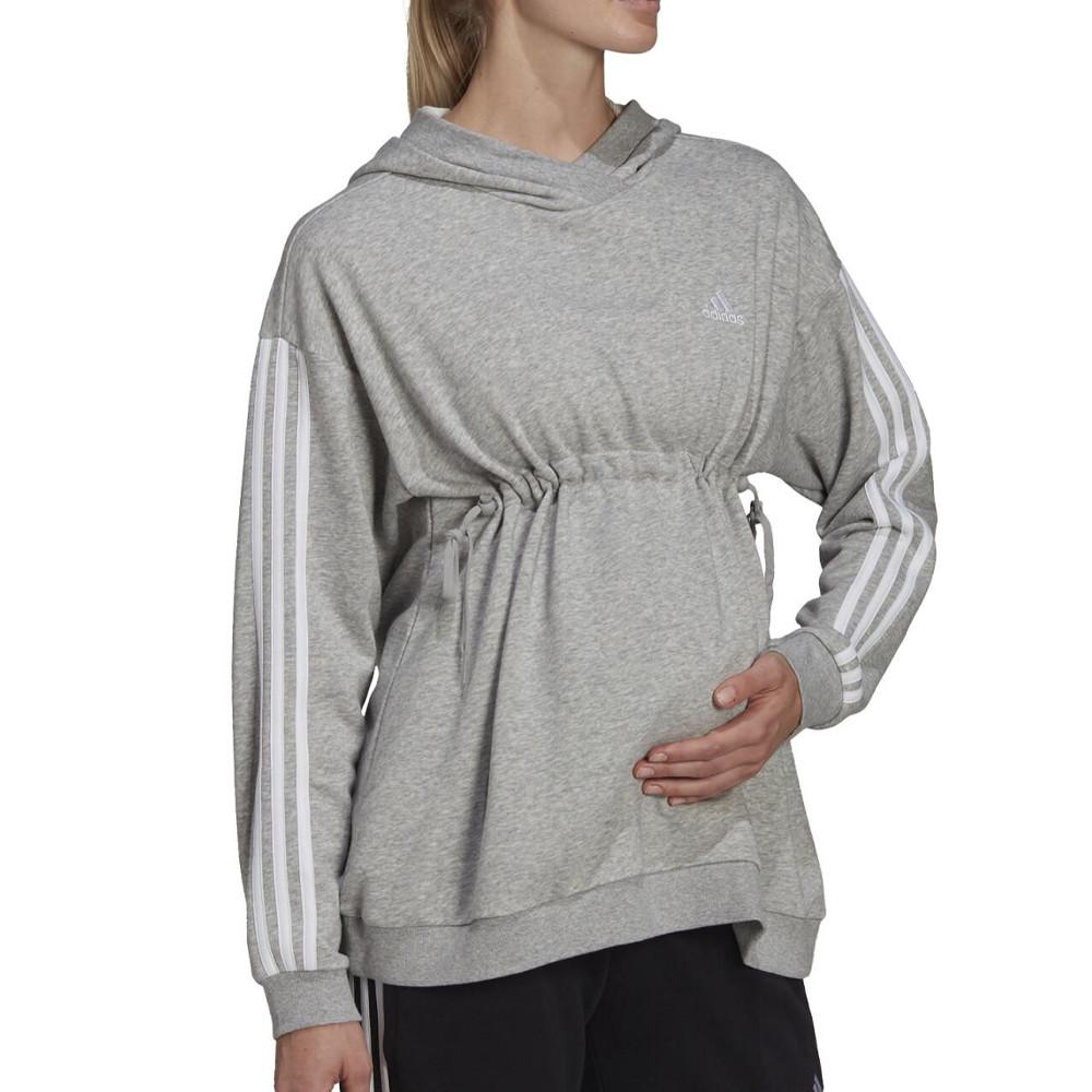 Sweat a Capuche Gris Femme Adidas Maternite