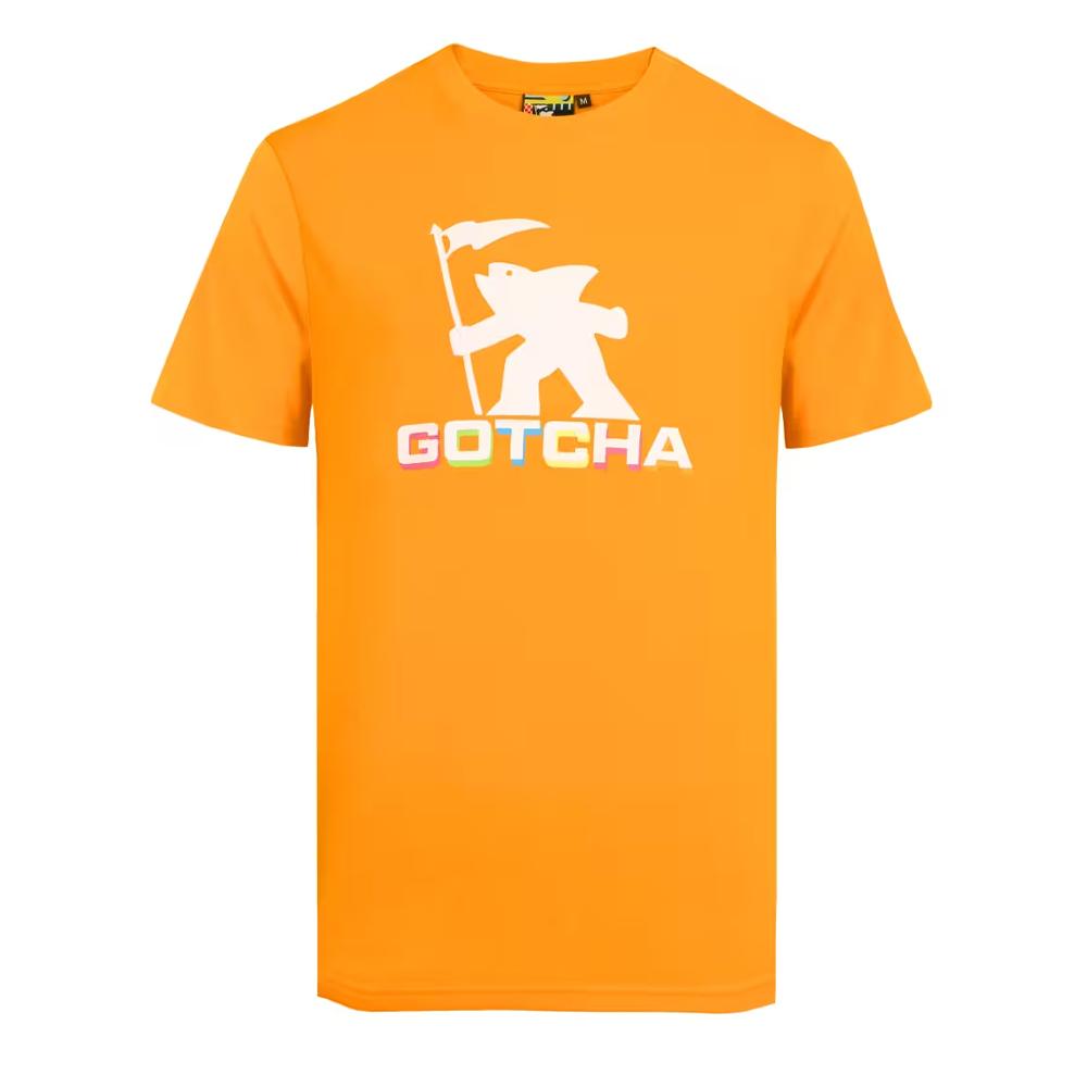 T-shirt Orange Homme Gotcha Fishman pas cher