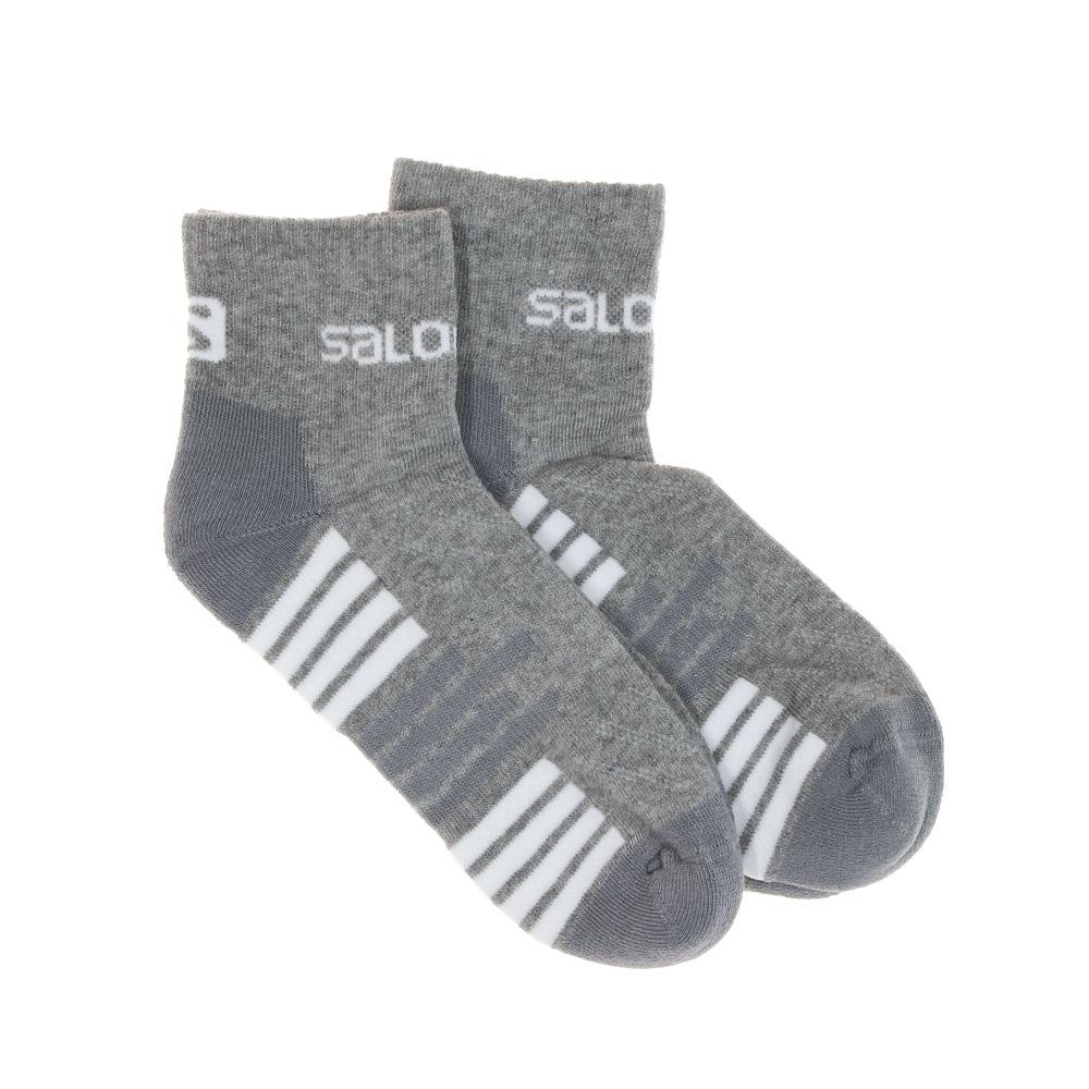 X2 Paires de Chaussettes Gris Mixte Salomon Salomon Active 2 pas cher