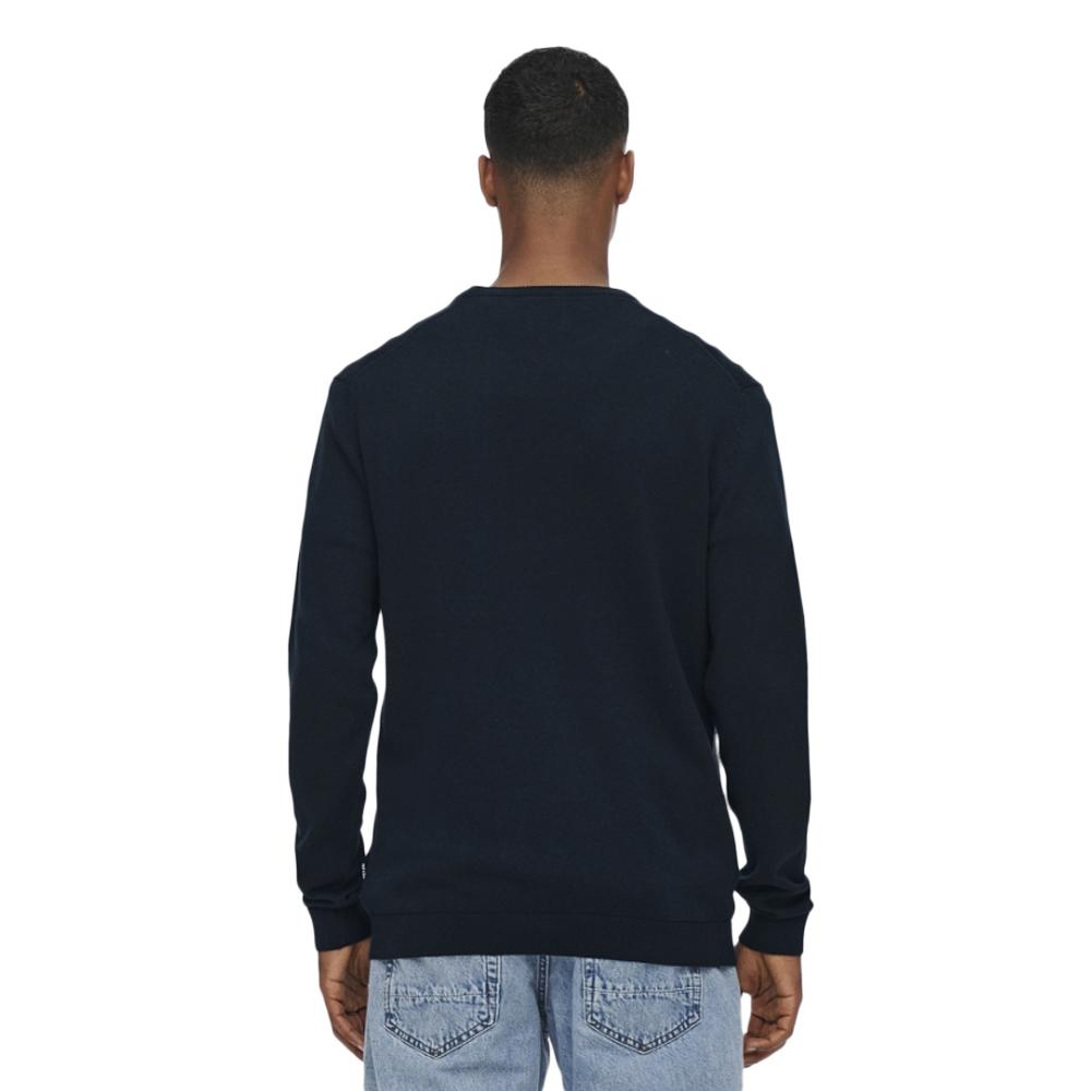 Pull Marine Homme Only & Sons 12Solid vue 2