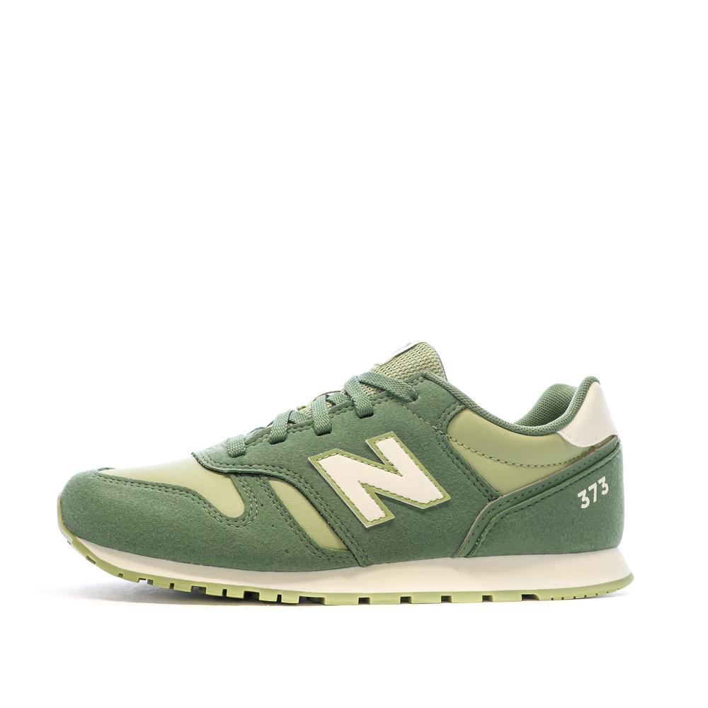 Baskets Vertes Garçon New Balance S224 pas cher