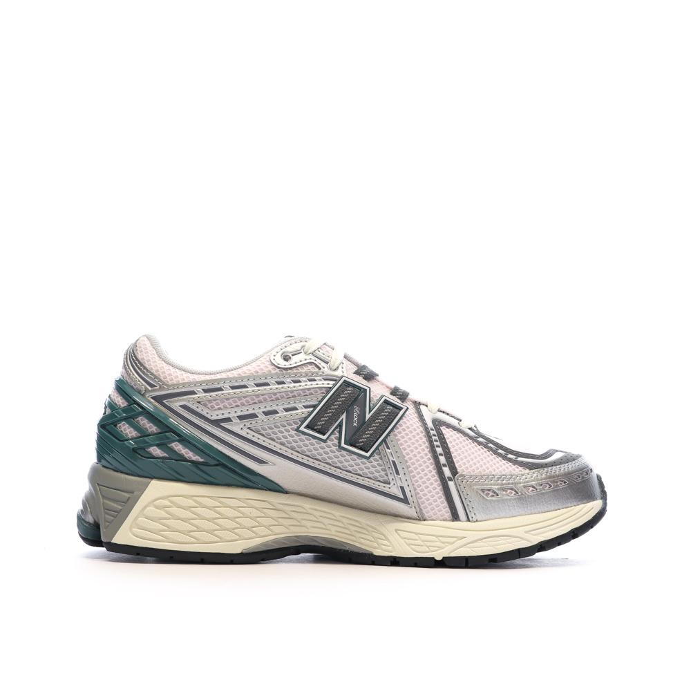 New Balance 1906 Baskets Gris/Rose/Vert Homme vue 2