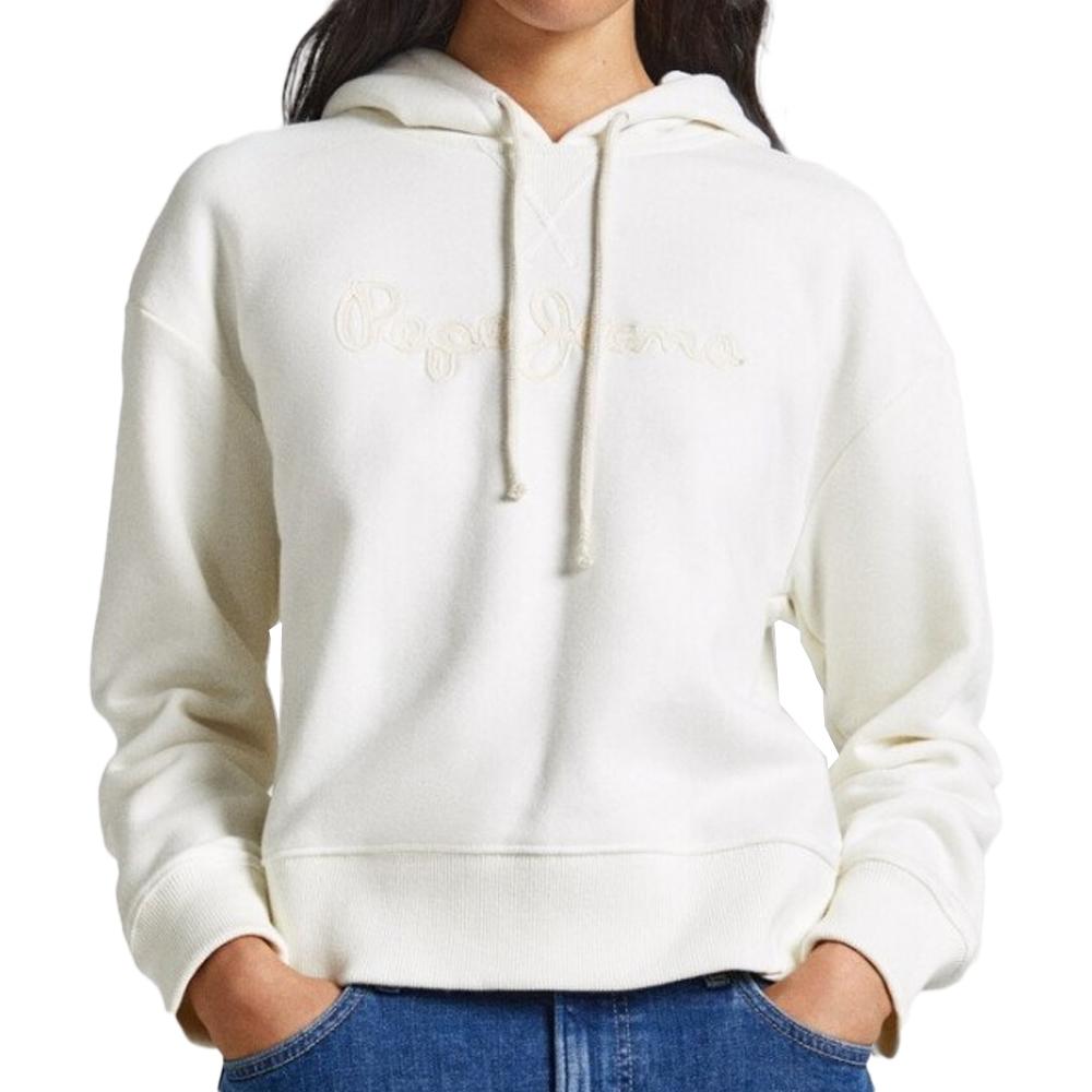 Sweat Écru Femme Pepe Jeans Nanette pas cher