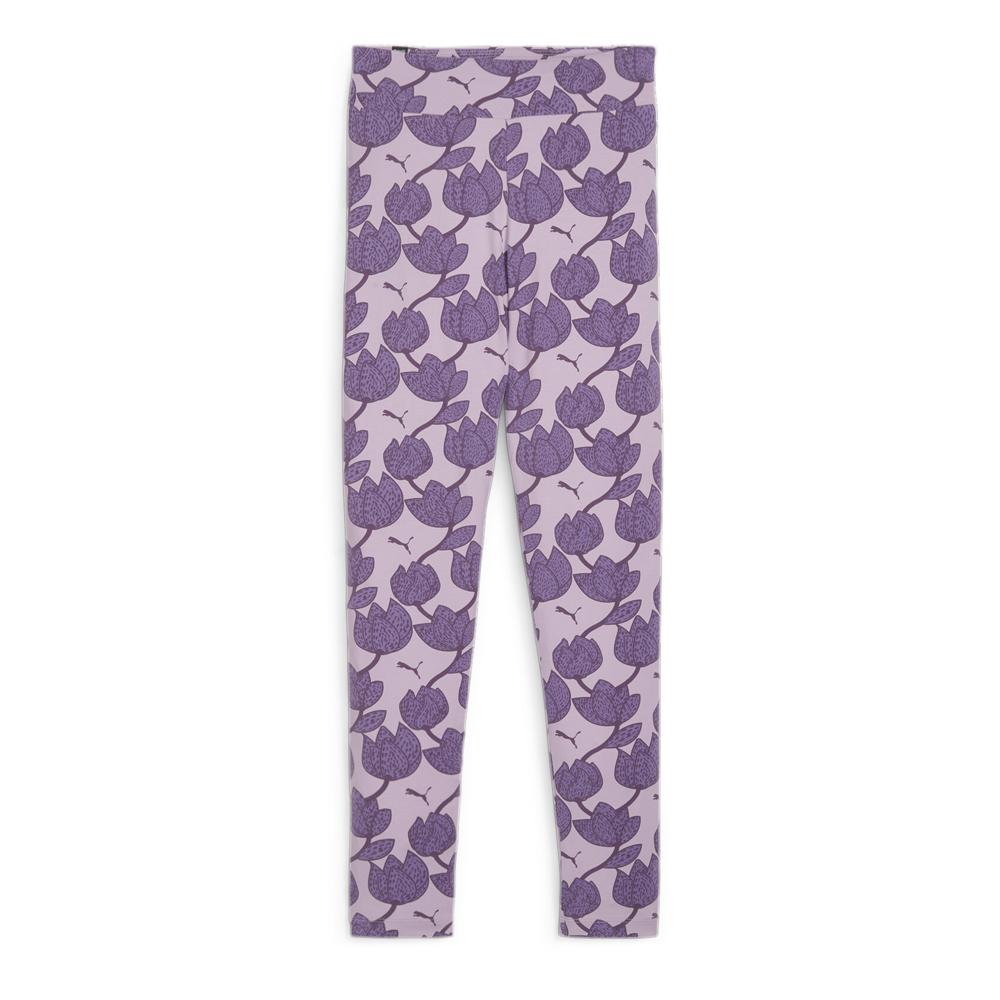 Legging Rose/Violet à Motifs Fille Puma Blossom Aop pas cher