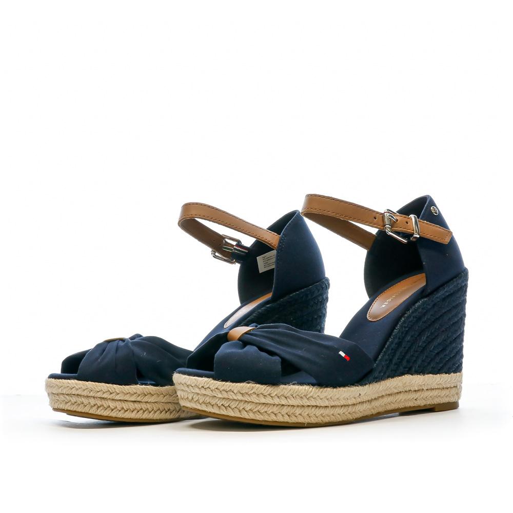 Sandales Compensées Marine Femme Tommy Hilfiger 10cm vue 6