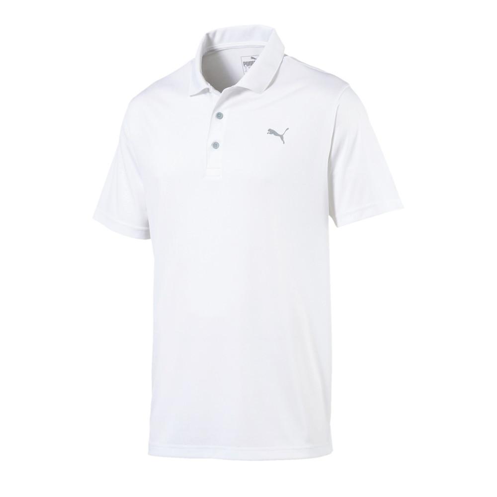 Polo Blanc Homme Puma Rotation pas cher