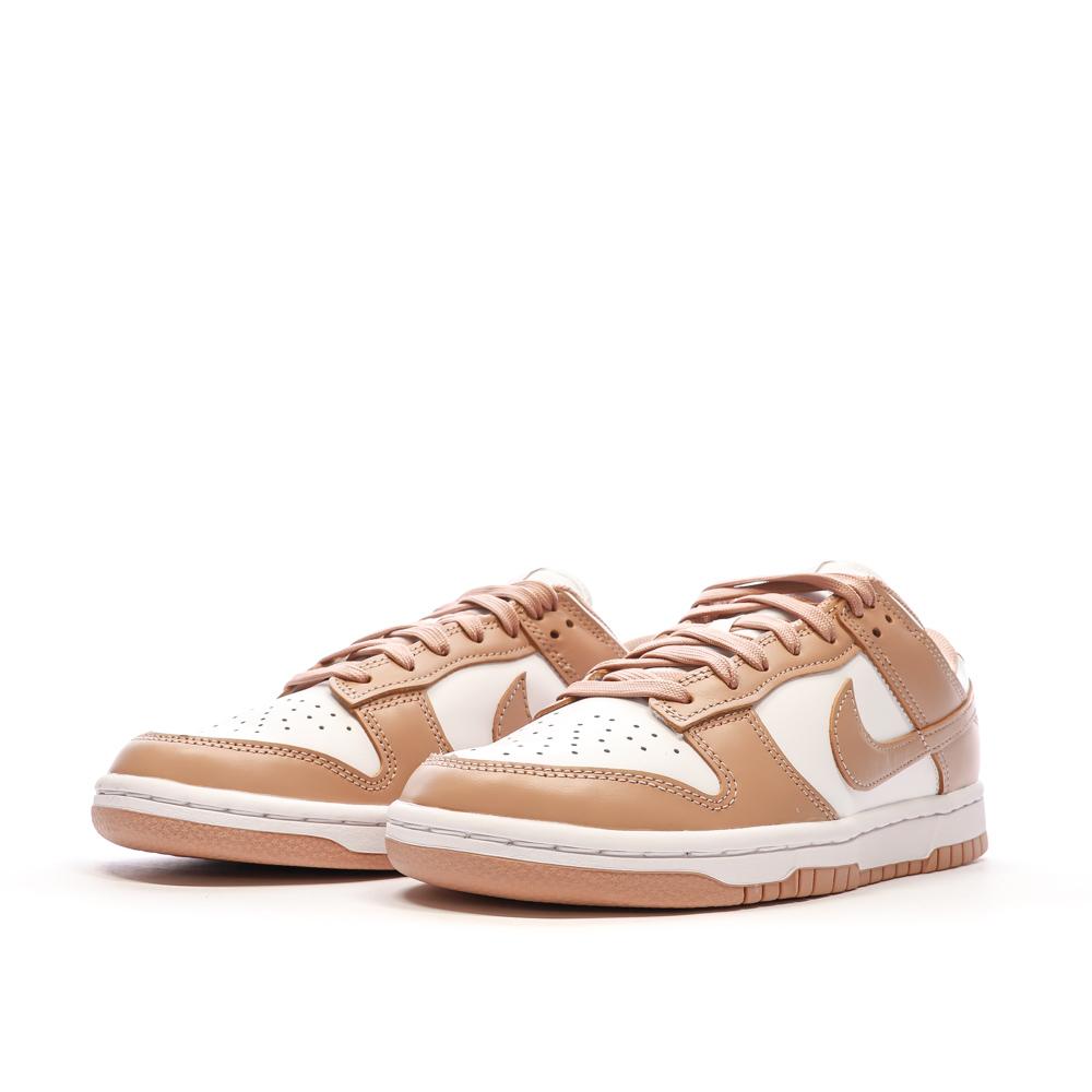 Baskets Rose/Blanche Femme Nike Dunk Low vue 5