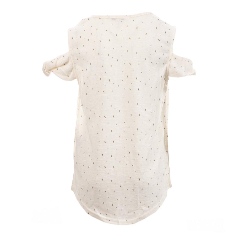 T-shirt Blanc Imprimé Fille Teddy Smith Tovina vue 2