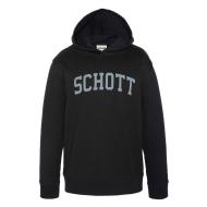 Sweat à capuche Noir Junior Schott Swh800