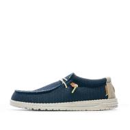 Chaussures Marine Homme Hey Dude Wally Stretch