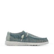 Chaussures Gris/Bleu Homme Hey Dude Wally So vue 2