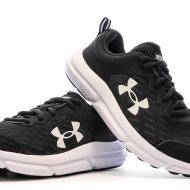 Chaussures de running Noire/Blanche Garçon Under Armour Bgs Assert vue 7