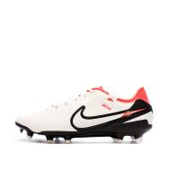 Chaussures de Foot Blanc/Rouge Homme Nike Legend 10 Academy FG/MG pas cher