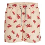 Short de bain Orange à Motifs Homme Jack & Jones 12253230 pas cher