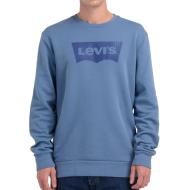 Sweat Bleu Homme Levi's fleece pas cher