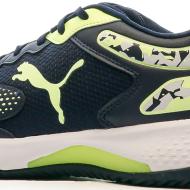 Chaussures de Padel Noire/Jaune Homme Puma Solarcourt vue 7