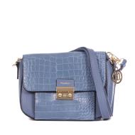 Sac bandoulière Bleu clair Femme Manoukian Forest pas cher