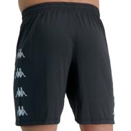 Short D'entrainement Noir Homme Bleu Kappa Delebio vue 2