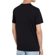 T-shirt Noir Homme Guess Design vue 2