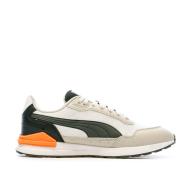 Baskets Blanc/Gris/Orange Homme Puma Graviton Mega vue 2