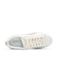 Baskets Blanc/Beige Femme Puma Mayze Luxe vue 4