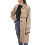 Veste Trench-coat Beige Femme Teddy Smith Trenchy pas cher