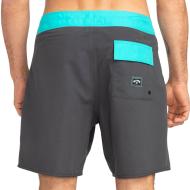 Short de bain Gris foncé/Turquoise Billabong All Day Og vue 2