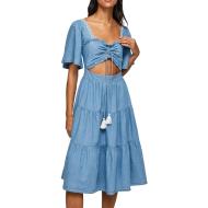 Robe en Jeans Femme Pepe jeans Aitana pas cher