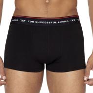 x3 Boxers Noires/Rouges Homme Diesel Timers vue 2