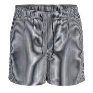 Short de bain Noir/Blanc Homme JACK & JONES Ancre pas cher