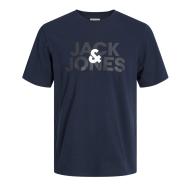 T-shirt Marine Homme Jack & Jones Jacula pas cher