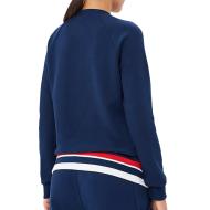 Sweat Bleu Femme Reebok Ft Crew vue 2