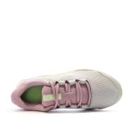 Chaussures de Running Gris/Rose Femme Under Armour Charged Pursuit 3 vue 4