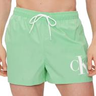 Short de bain Vert Clair Homme Calvin Klein Jeans Drawstring pas cher