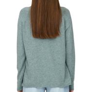 Pull Bleu/Vert Femme JDY Marco Slit vue 2