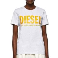 T-shirt Gris Chiné Femme Diesel Sily