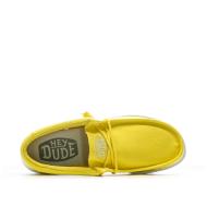 Chaussures Jaune Homme Hey Dude Wally Slub Canvas vue 4