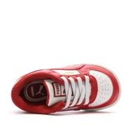 Baskets Blanches/Rouges Garçon Puma Pro Classic vue 4